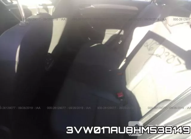 3VW017AU8HM538149 фото 9
