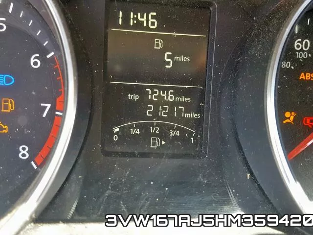 3VW167AJ5HM359420 фото 9