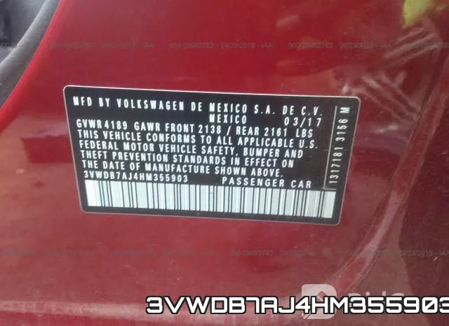 3VWDB7AJ4HM355903 фото 10
