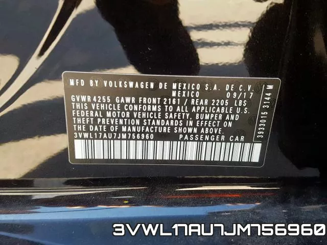 3VWL17AU7JM756960 фото 2