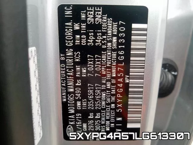5XYPG4A57LG613307 фото 2