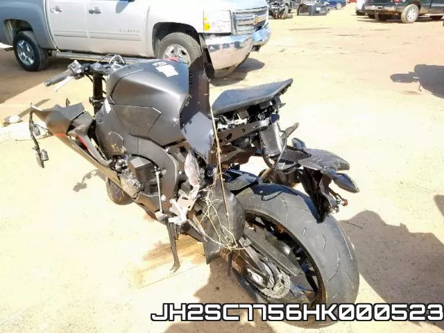 JH2SC7756HK000523 фото 4