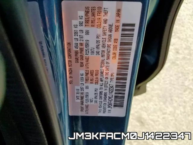 JM3KFACM0J1422347 фото 2