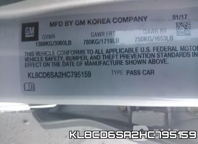 KL8CD6SA2HC795159 фото 10