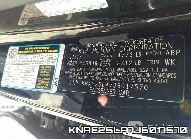 KNAE25LA7J6017570 фото 10