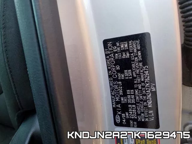 KNDJN2A27K7629475 фото 2