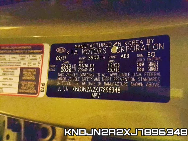 KNDJN2A2XJ7896348 фото 2