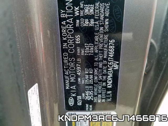 KNDPM3AC6J7466876 фото 2