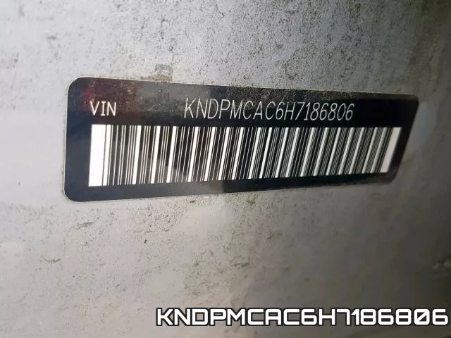 KNDPMCAC6H7186806 фото 2