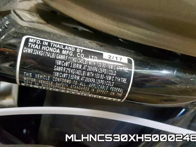 MLHNC530XH5000248 фото 2
