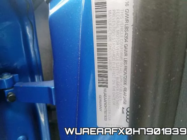 WUAEAAFX0H7901839 фото 2