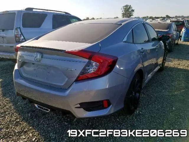 19XFC2F83KE206269 фото 5