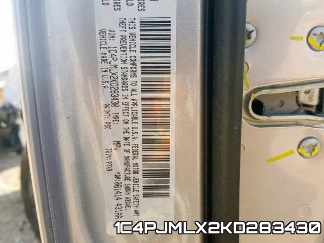 1C4PJMLX2KD283430 фото 2