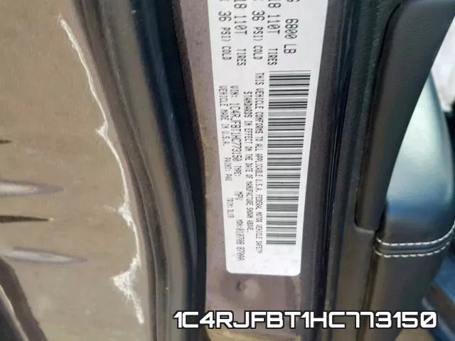 1C4RJFBT1HC773150 фото 2