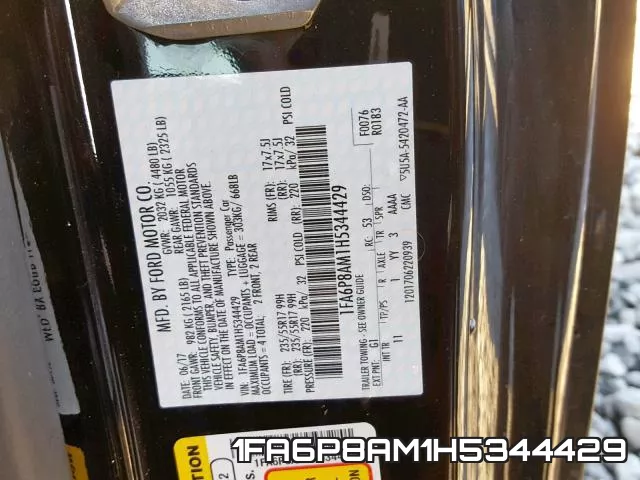 1FA6P8AM1H5344429 фото 2