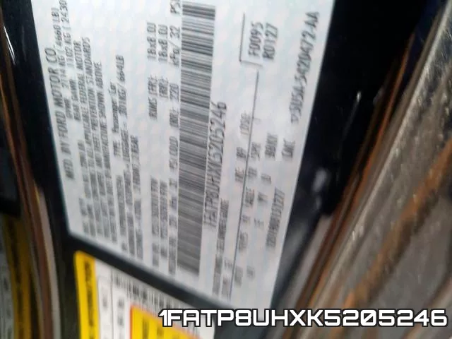 1FATP8UHXK5205246 фото 2