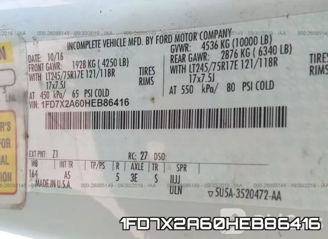 1FD7X2A60HEB86416 фото 9