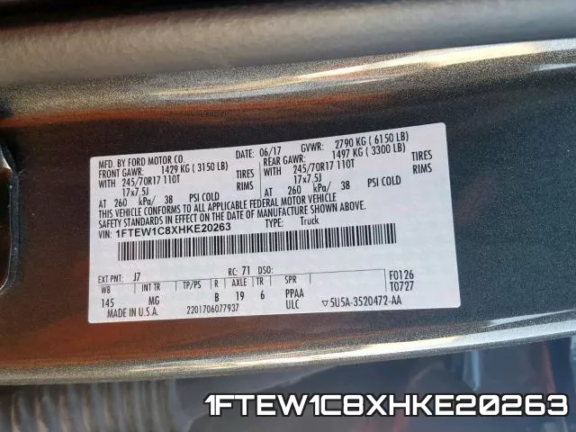 1FTEW1C8XHKE20263 фото 2