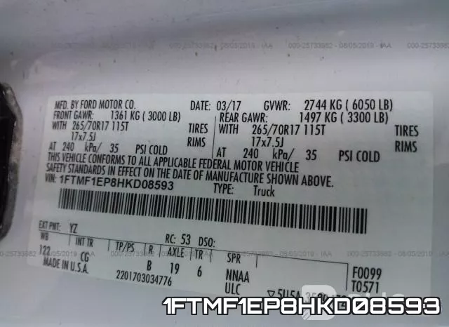 1FTMF1EP8HKD08593 фото 10