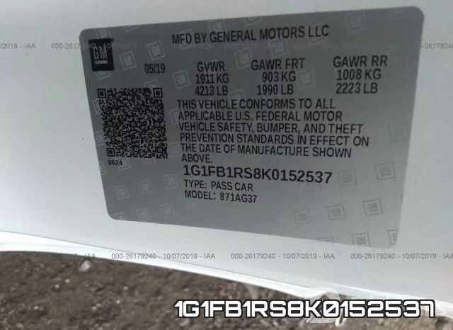 1G1FB1RS8K0152537 фото 10