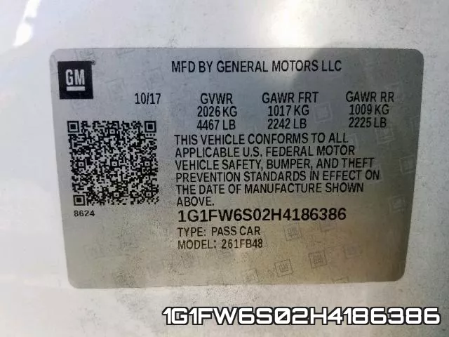 1G1FW6S02H4186386 фото 2