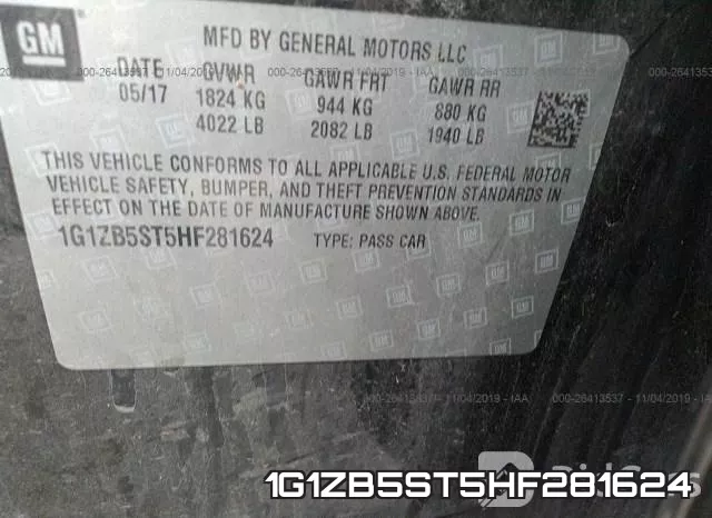 1G1ZB5ST5HF281624 фото 10