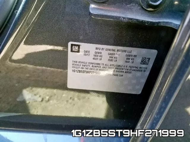 1G1ZB5ST9HF271999 фото 2