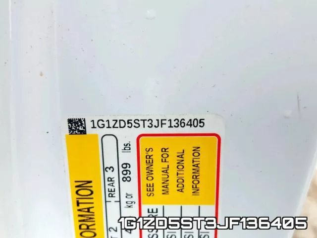 1G1ZD5ST3JF136405 фото 2