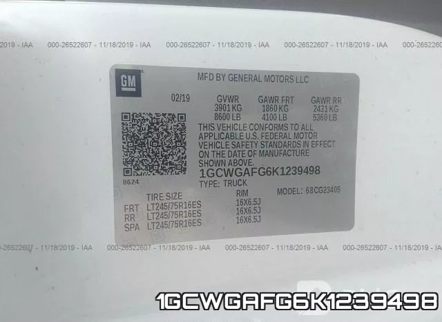 1GCWGAFG6K1239498 фото 10