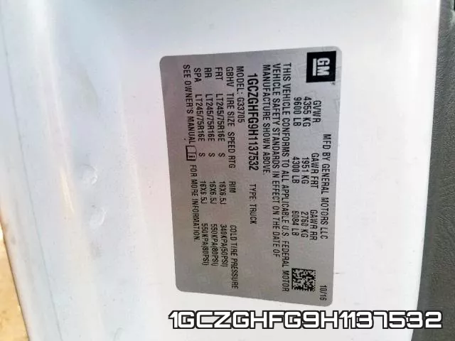 1GCZGHFG9H1137532 фото 2