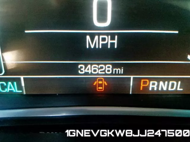 1GNEVGKW8JJ247500 фото 9