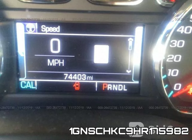 1GNSCHKC9HR175982 фото 8
