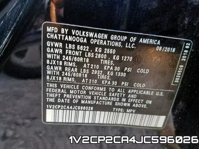 1V2CP2CA4JC596026 фото 2