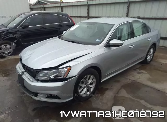 1VWAT7A31HC078792 фото 3
