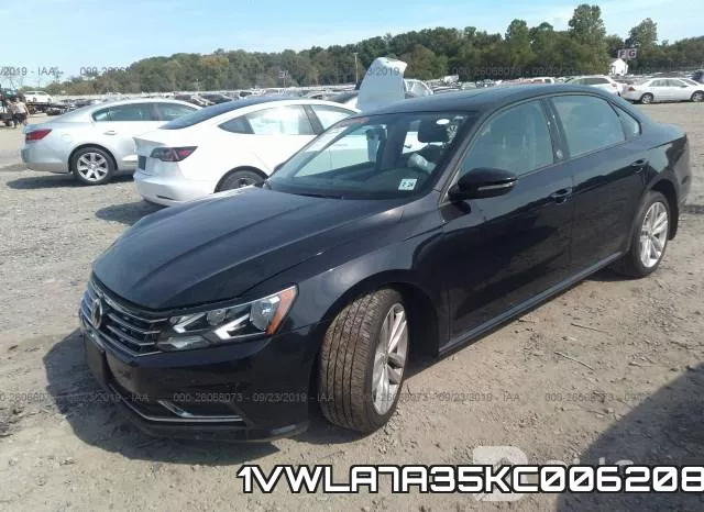 1VWLA7A35KC006208 фото 3