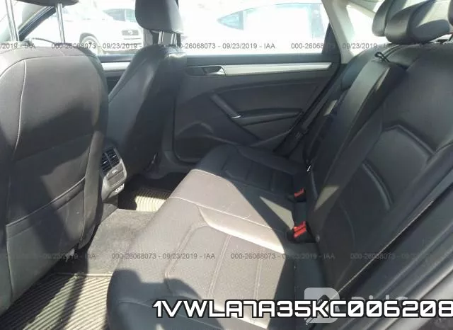 1VWLA7A35KC006208 фото 8
