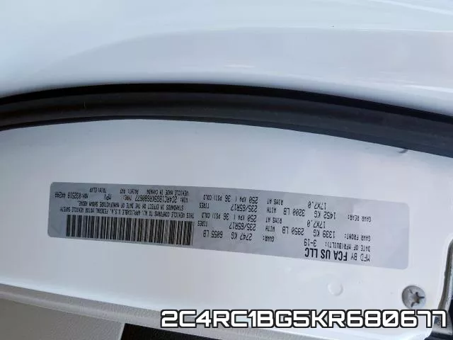 2C4RC1BG5KR680677 фото 2