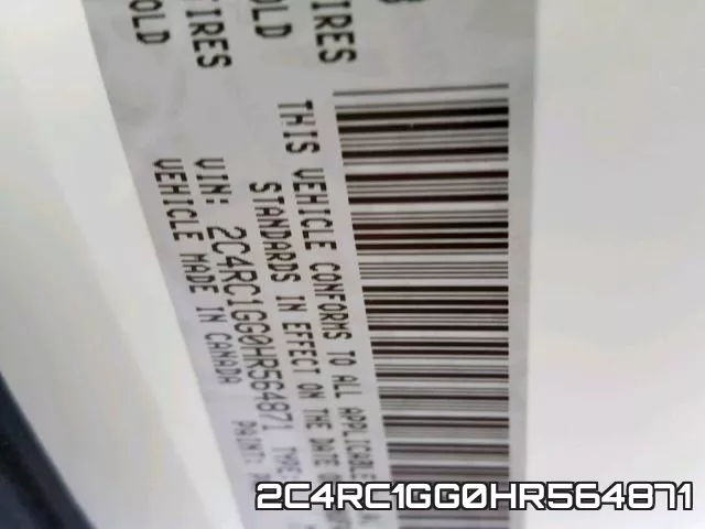 2C4RC1GG0HR564871 фото 2