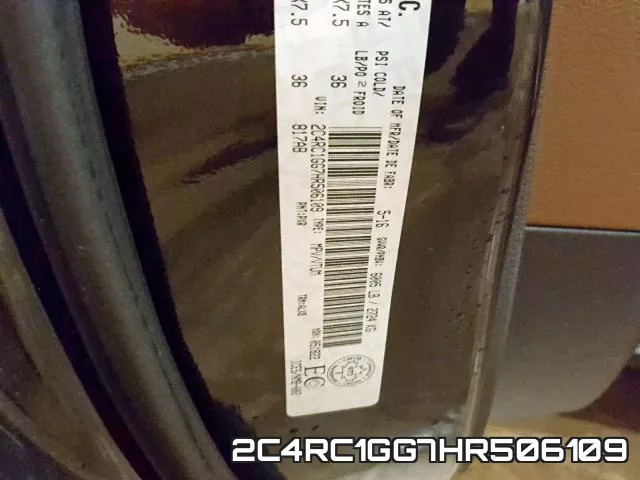 2C4RC1GG7HR506109 фото 2