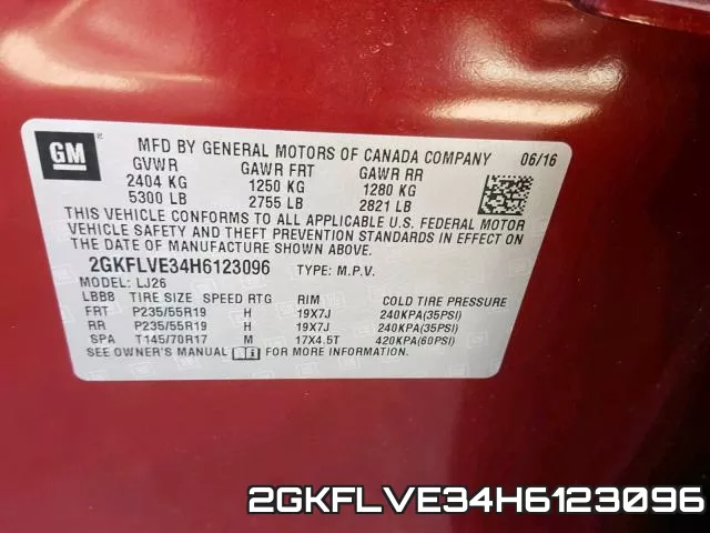 2GKFLVE34H6123096 фото 2