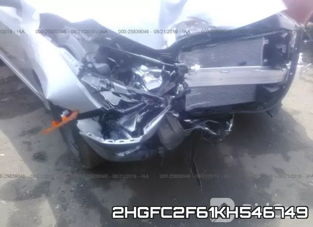 2HGFC2F61KH546749 фото 7