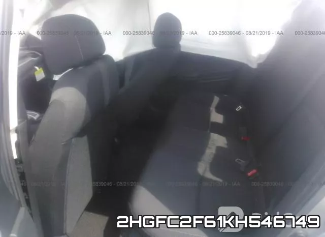 2HGFC2F61KH546749 фото 9