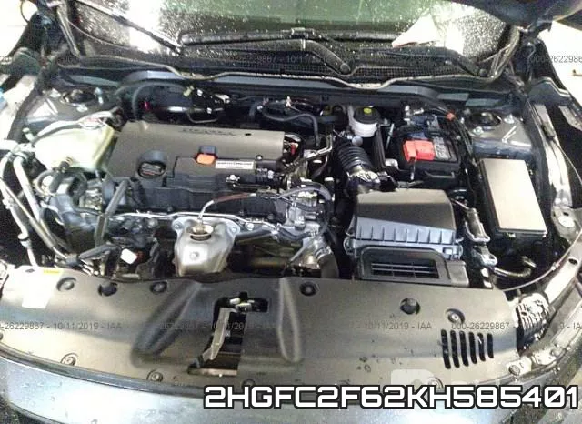 2HGFC2F62KH585401 фото 2