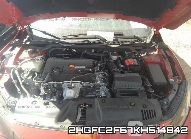 2HGFC2F67KH514842 фото 2