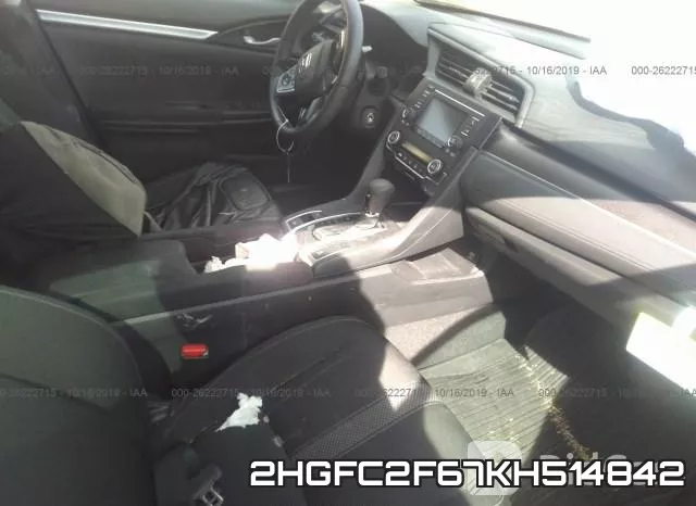 2HGFC2F67KH514842 фото 6