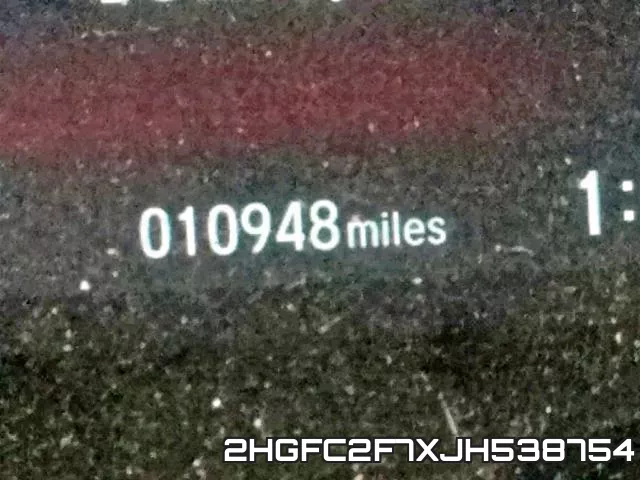 2HGFC2F7XJH538754 фото 9