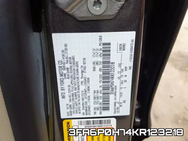 3FA6P0H74KR123218 фото 2