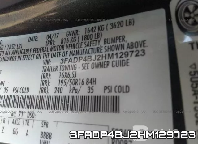 3FADP4BJ2HM129723 фото 10