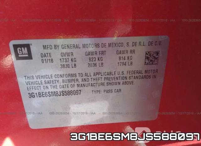 3G1BE6SM8JS588097 фото 10