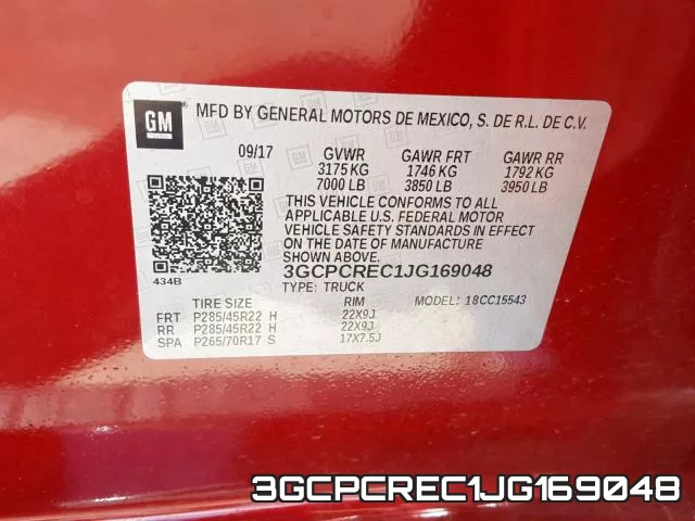 3GCPCREC1JG169048 фото 2